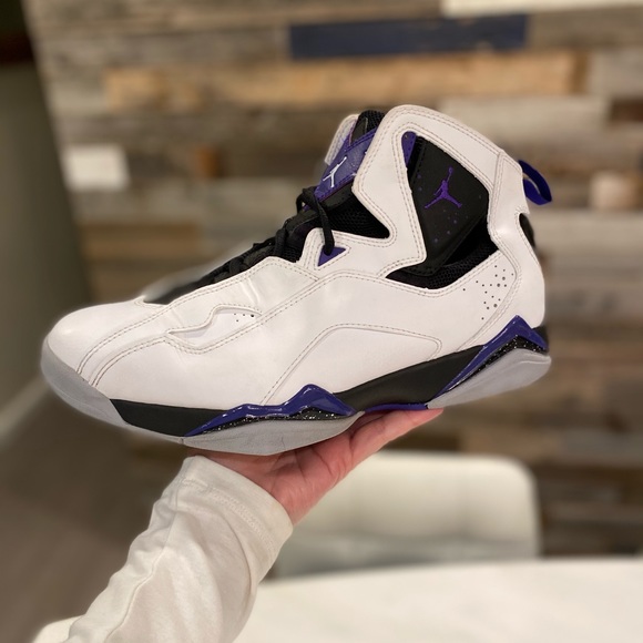 jordan true flight purple and black